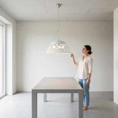 Plafondkroonluchter Moderne kroonluchter Plafondlamp witte kroonluchter Lamp