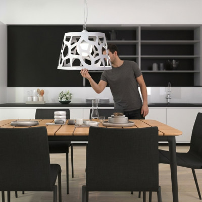 Ontwerper Luxe Kroonluchter Plafondlamp Moderne Witte Luxe Lamp Stijl