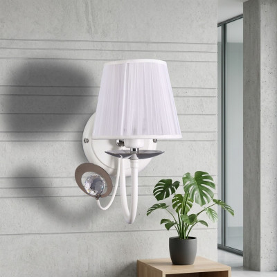 Witte wandlamp ontwerper luxe lamp kroonluchter klassieke stijl