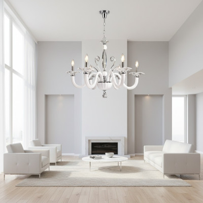 Kristallen kroonluchter plafondlamp stijlvol plafond pendel hanglamp