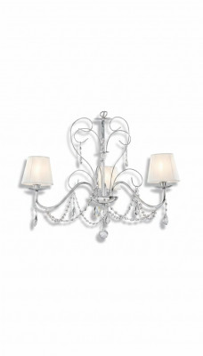 Luxe kristallen hanglamp Stijlvolle 3x lampen plafondluchter