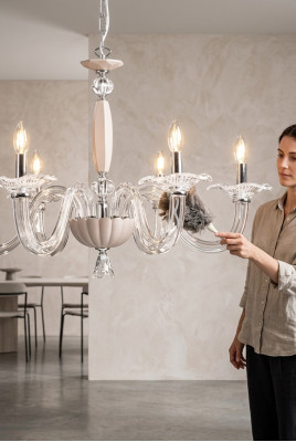 Kristallen kroonluchter hanglamp klassieke luxueuze plafondlamp