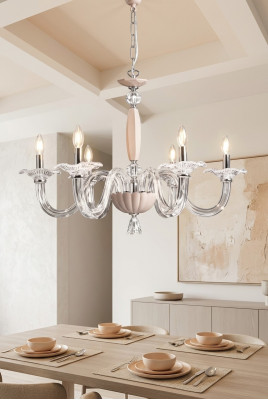 Kristallen kroonluchter hanglamp klassieke luxueuze plafondlamp