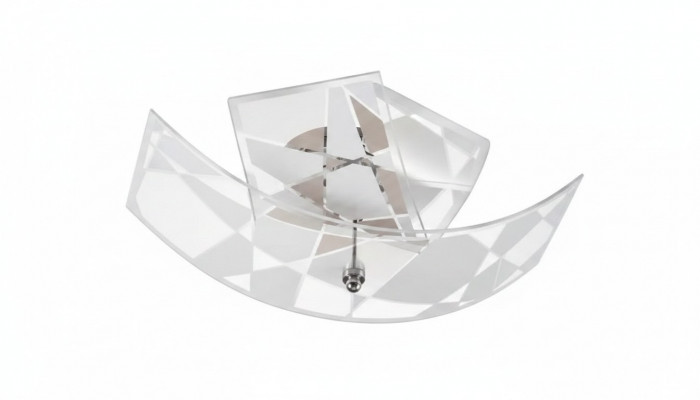 Luxe kristallen kroonluchter 2x lamp modern wit lamp nieuw