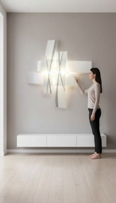 Wandkroonluchter Ontwerp Wit Licht Wandkroonluchter Muurverlichting Lamp
