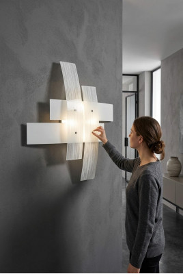 Wandlamp Ontwerplamp wit licht Wandkroonluchter Wandsignatuurlamp Lamp