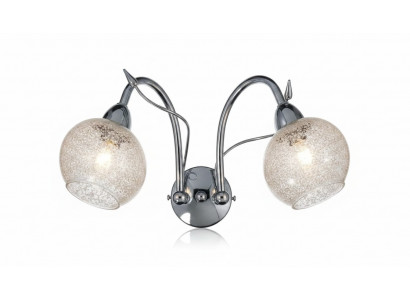 Luxe wandlamp Grijs 2x Lampen Ronde vorm Decoratie