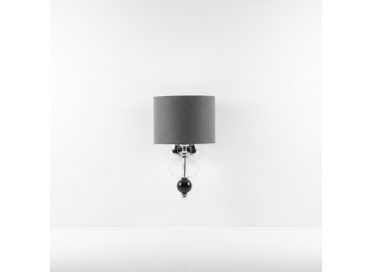 Grijze moderne wandlamp wand kroonluchter woonkamer inrichting stijl