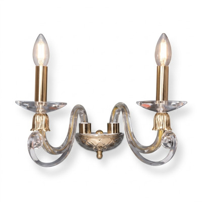 Klassieke wandlamp lamp kroonluchter wandlampen licht kristal