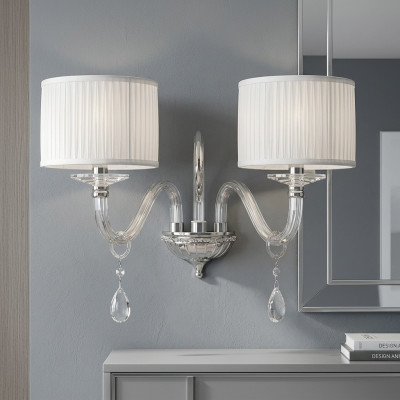 Stijlvolle wandlamp Klassieke wandlamp Wandvloerlamp Wit Nieuw