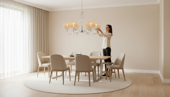 Luxe hanglampen plafondlampen beige moderne plafondlamp nieuw