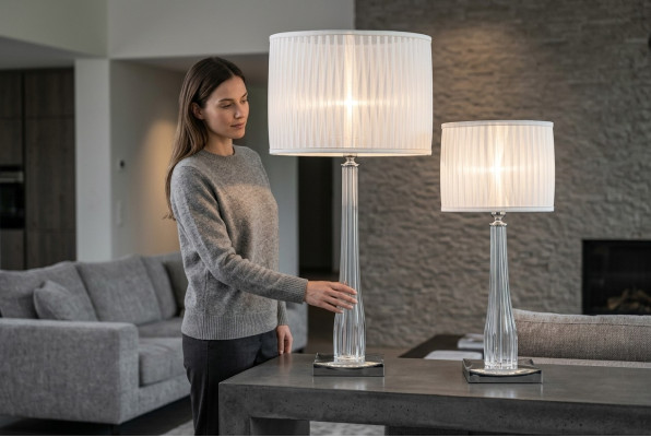 Ontwerp tafellamp lamp nachtkastje tafel lamp wit console lamp