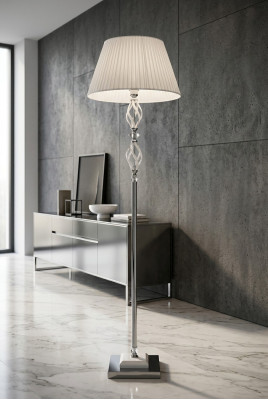 Kristallen vloerlamp Staanlamp Stand Luxe verlichting Lampen Lamp Wit