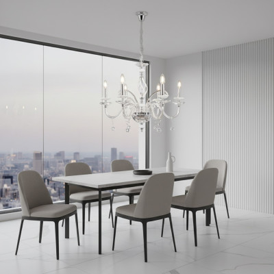 Luxe plafondlamp wit kroonluchter plafondlamp kroonluchter kristallen lamp