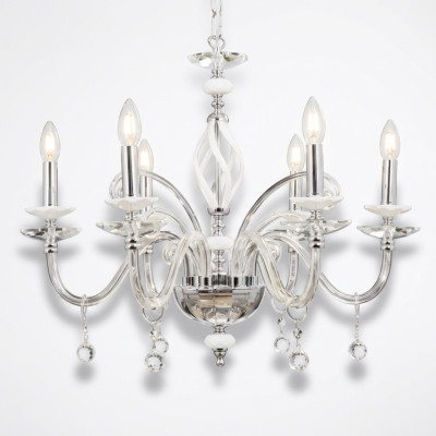 Luxe plafondlamp wit kroonluchter plafondlamp kroonluchter kristallen lamp