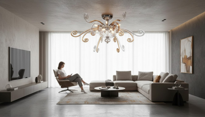 Kroonluchter plafondlamp Luxe plafondlamp kroonluchter kristal Kunst