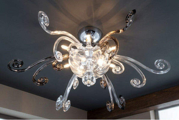 Kroonluchter plafondlamp Luxe plafondlamp kroonluchter kristal Kunst