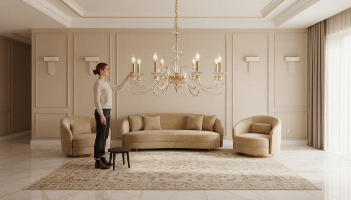 Kroonluchter Plafondlamp 8x Lampen Luxe Plafondlamp Lamp Kroonluchter Kristal