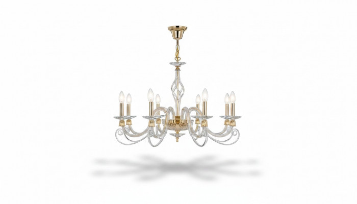 Kroonluchter Plafondlamp 8x Lampen Luxe Plafondlamp Lamp Kroonluchter Kristal