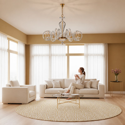 Luster Kristallen Kroonluchter Lamp Plafondverlichting Verlichting Hanglamp Nieuw