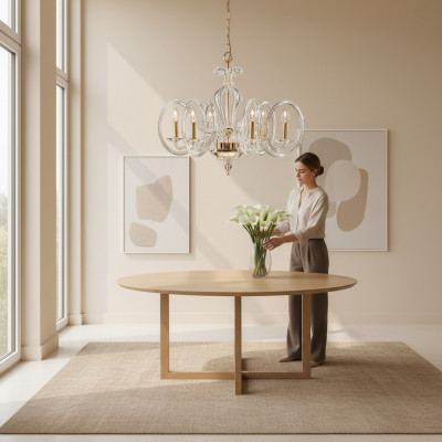 Kroonluchter Lamp Hanglamp Kristal Luster Plafondlamp