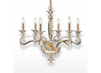 Kristallen kroonluchter met 6 lampen hanglamp plafondlamp