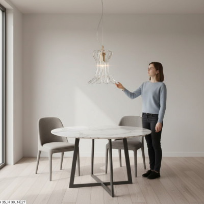Luxe plafondlamp Klassieke kroonluchter Luster kristallen lampenlampen
