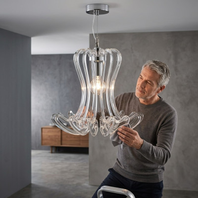 Kristallen lamp Luxe plafondlamp Stijlvolle kroonluchter Plafondlamp Kroonluchterlamp