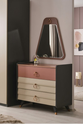 Ladenkast met spiegel Setra Modern Ladenkast Luxe design Slaapkamer nieuw