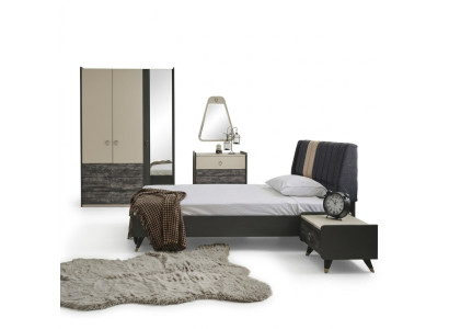Luxe stijlvolle slaapkamer Modern meubilair Bed 5-delige sets