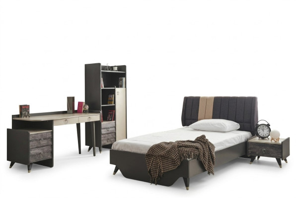 Slaapkamerset Luxe stijlvolle slaapkamerset Bed Boekenplank