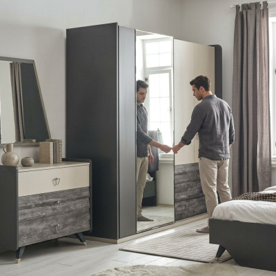 Kledingkast Ontwerp Luxe Kast Moderne Stijl Kasten Slaapkamer Meubels.