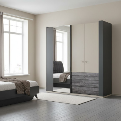 Kledingkast Ontwerp Luxe Kast Moderne Stijl Kasten Slaapkamer Meubels.