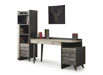 Moderne luxe grijze houten bureau slaapkamer meubels Stijlvol Nieuw