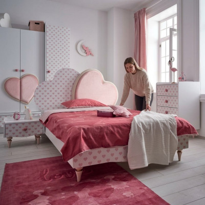 Moderne bedden kinderbed kinderkamer bed kinderbed meubels hout wit nieuw