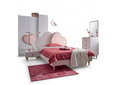 Moderne bedden kinderbed kinderkamer bed kinderbed meubels hout wit nieuw