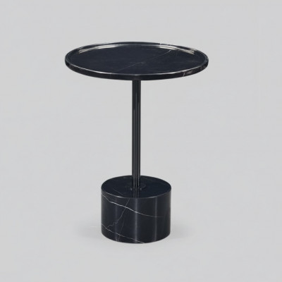 Stijlvolle zwarte bijzettafel salontafel slaapkamer commode tafels