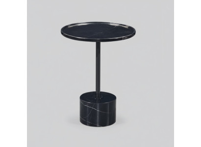 Stijlvolle zwarte bijzettafel salontafel slaapkamer commode tafels