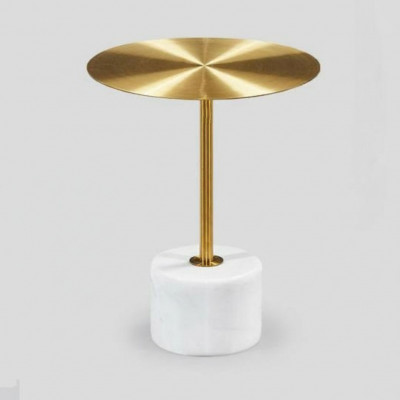 luxe salontafels rond modern metaal goud stijlvolle bijzettafel