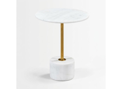 luxe salontafels Rond modern marmer Wit Bijzettafel nieuw