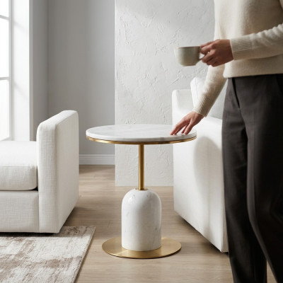 Bijzettafel Wit Modern Ontwerper Salontafel Koffietafel Woonkamer nieuw