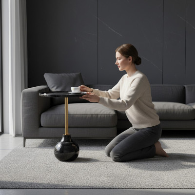 Salontafel Luxe Ontwerp Salontafel Koffie Bijzettafels Woonkamer Rond