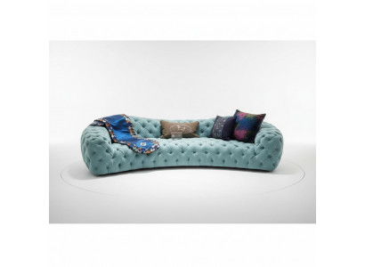 Bank 3-zits Chesterfield Groen Beklede Bankstellen Design Kunstleer Nieuw Modern