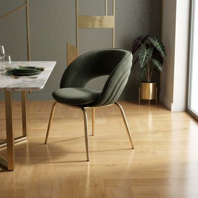 Eetkamerstoelset Moderne eetkamerstoel Gestoffeerde stoel Designmeubelen Nieuw