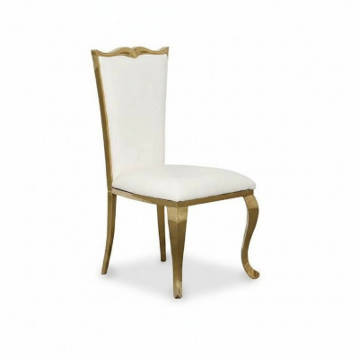 luxe stoel Wit Nieuw Stoelen Beklede stoel Fauteuil Metaal stijlvol Ontwerp