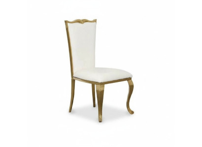 luxe stoel Wit Nieuw Stoelen Beklede stoel Fauteuil Metaal stijlvol Ontwerp