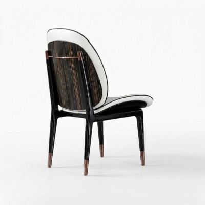 Eetkamerstoelen woonkamer bruin stijlvolle stoel met houten poten modern