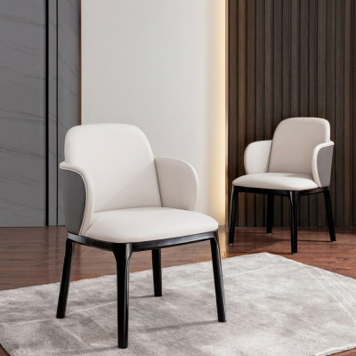 Eetkamerstoelen Woonkamer luxe stijlvolle stoel met houten poten nieuw
