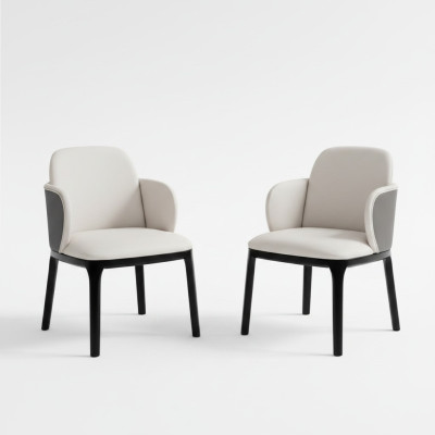 Eetkamerstoelen Woonkamer luxe stijlvolle stoel met houten poten nieuw