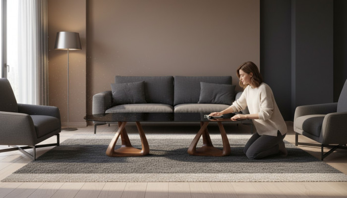 Ontwerper Zwarte eettafel Luxe eetkamer meubels Houten blad Ovaal